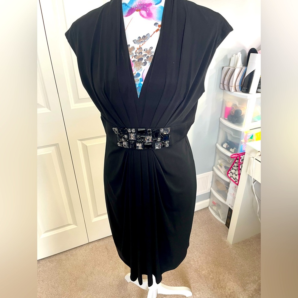 Maggy London Petites Black Dress